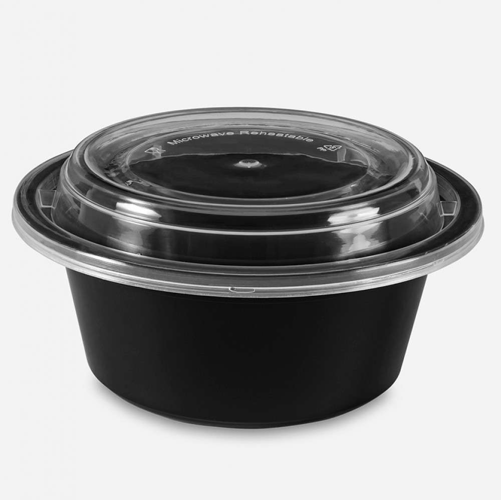 300ML ROUND CONTAINER WITH DOME LID (RO-12)