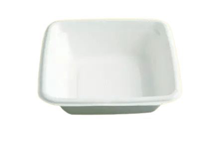 150ML SQUARE BIO BOWL (WHITE)