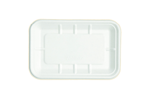 2D BIO RECTANGLE TRAY (WHITE)