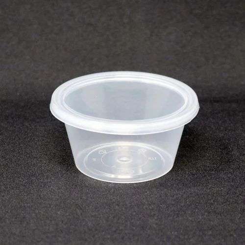 2oz ROUND HINGED CONTAINER