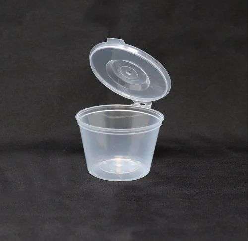 4oz ROUND HINGED CONTAINER