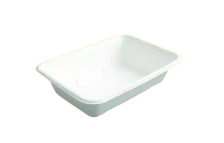500ML RECTANGLE CONTAINER BIO (WHITE)