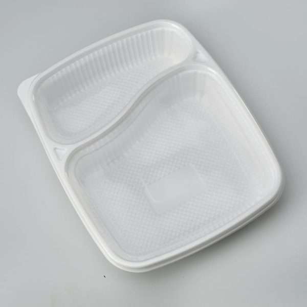 2 COMPARTMENT MEAL TRAY