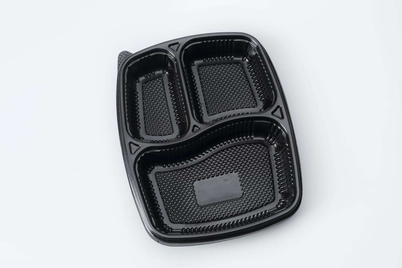3 COMPARTMENT MEAL TRAY-LARGE