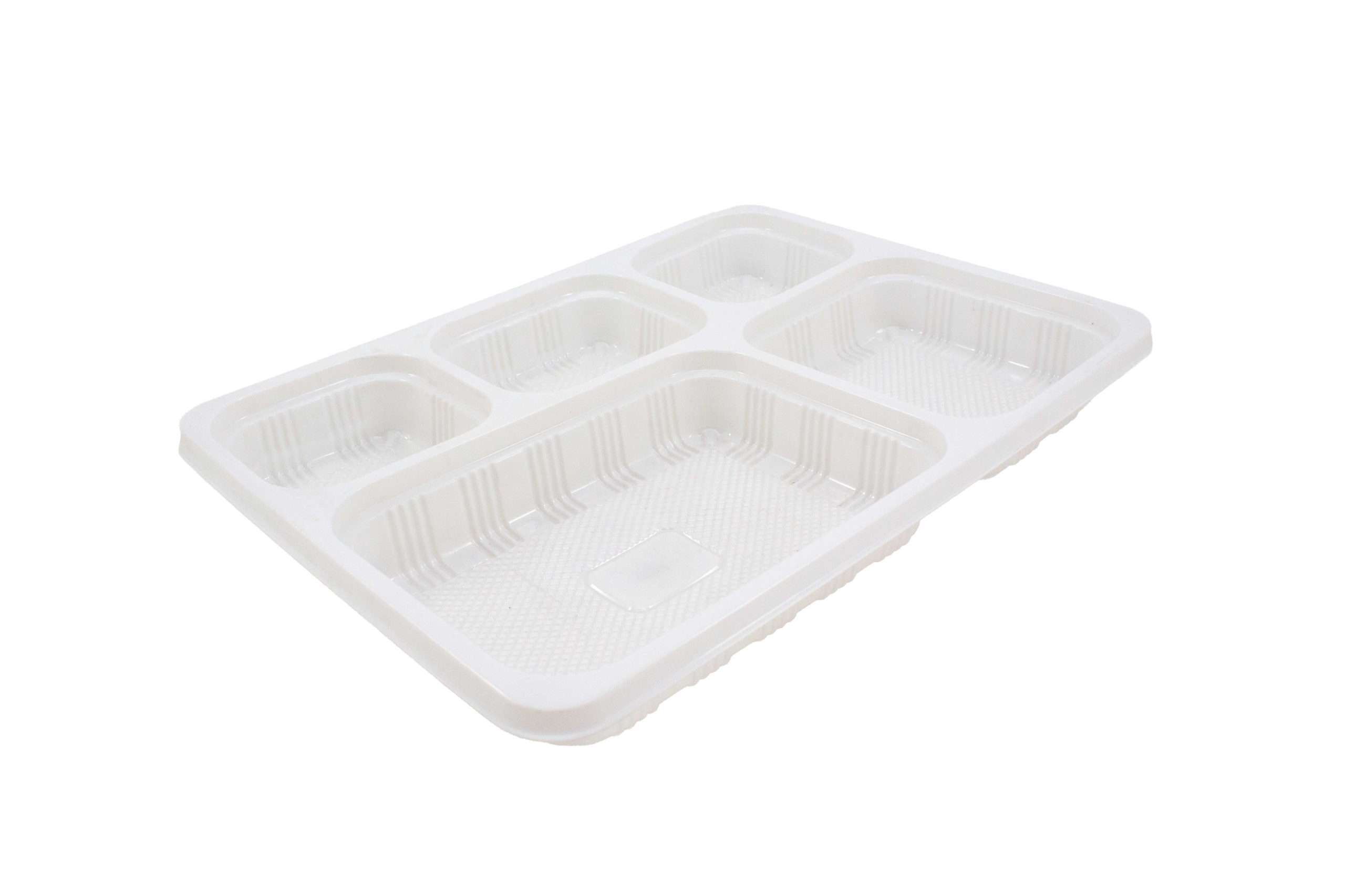 5 COMPARTMENT MEAL TRAY-SEALABLE